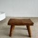 Stool in blond teak