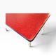 Vintage side table/desk in red formica.