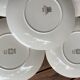 5 vintage Gien dessert plates, model 4607