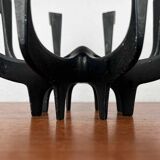 Danish metal candlestick in mid-century style by Gunnar Cyren for Dansk Designs Denmark, 1960s.