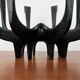 Danish metal candlestick in mid-century style by Gunnar Cyren for Dansk Designs Denmark, 1960s.