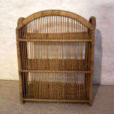 Rattan shelf