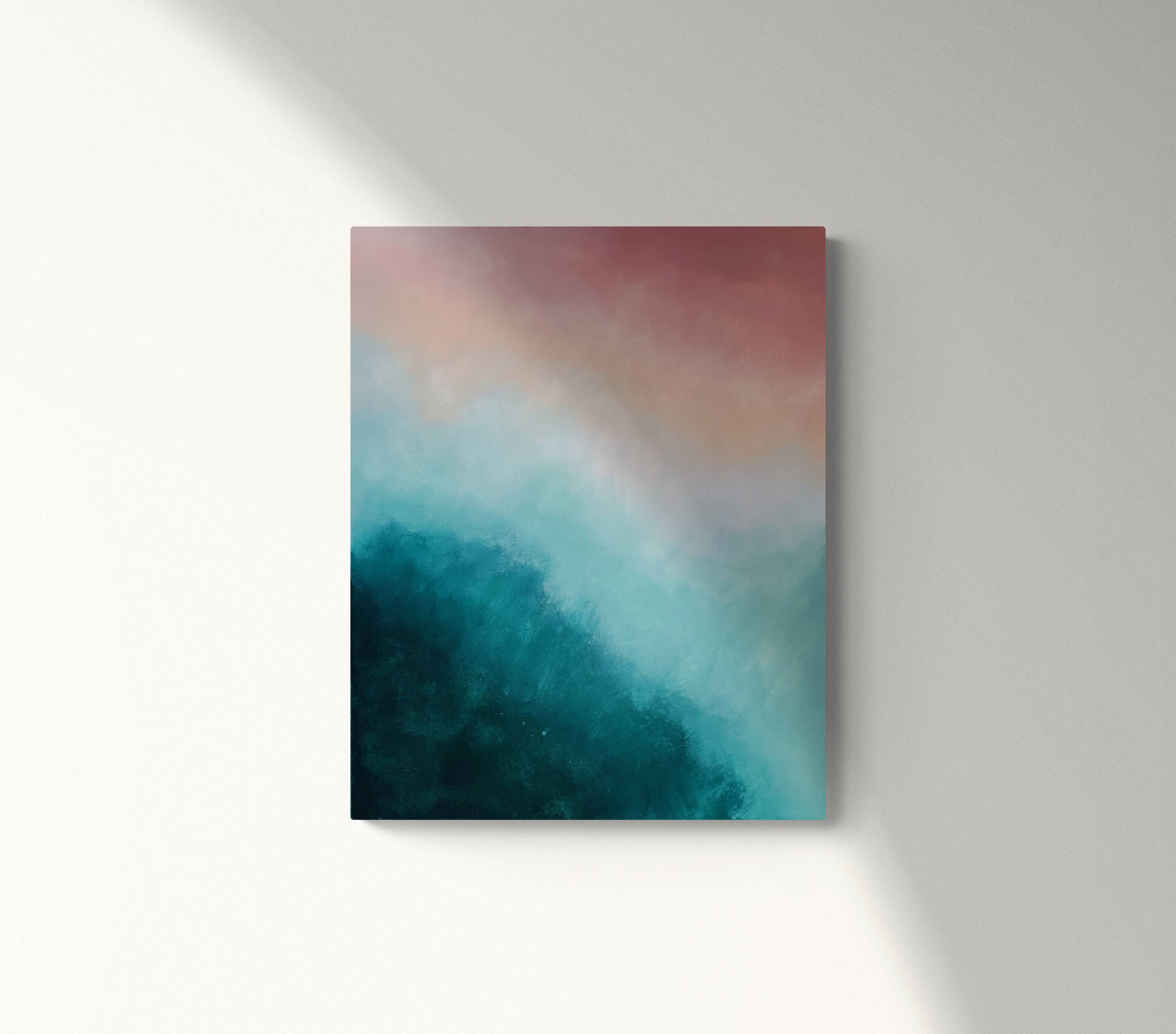 Sunset Grove - Original work, acrylic on canvas of 40x50cm