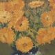 Belgium baroque painting of vase with flowers signed Jos Pas, 1944