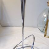 Vase soliflore en métal chromé Black + Blum