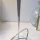 Soliflore vase in chrome metal Black + Blum