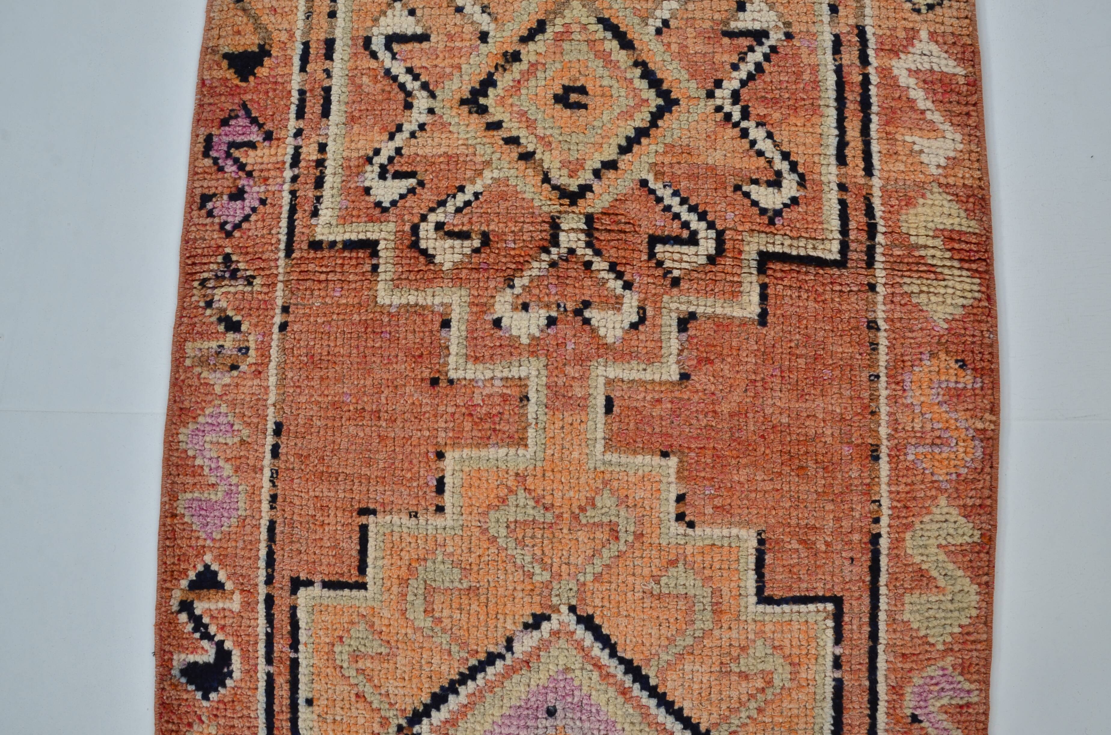 Geometric Oushak Turkish Runner sku 2147