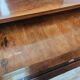 Exclusive 1940s Art Decò sideboard in walnut burl with mirror