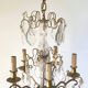 Chandelier with Pampilles style Louis XV France twentieth century