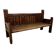 Antique Spanish Oak Bench – Traditional Pegged Construction