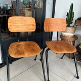 Vintage Mobilor school chair