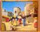 Old large vintage Orientalist painting
