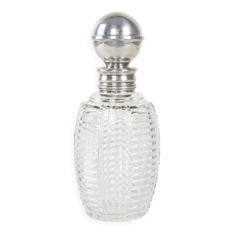 Crystal carafe, Italian design, 1970s, made in Italy