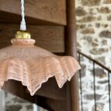 Suspension opaline vintage
