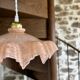 Vintage opaline pendant light