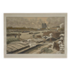 Lithograph by Henri Rivière Notre-Dame view of the Quai d'Austerlitz