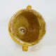 Glazed yellow confit pot, south west of France. Pyrenees XIXth