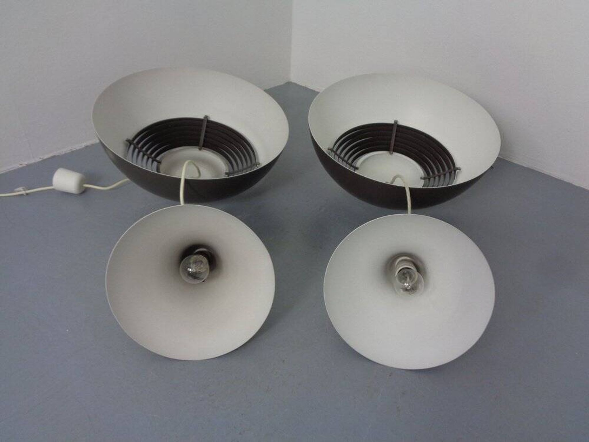 AJ Royal Ceiling Lamps by Arne Jacobsen for Louis Poulsen, Denmark, 1960s, Set of 2