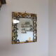 Vintage Hand printed Mirror by Braddell Enterprises | 1970s/80s