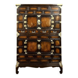 Asia 19th century: Furniture in ironwood and gilded bronze