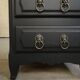 Vintage black chest of drawers
