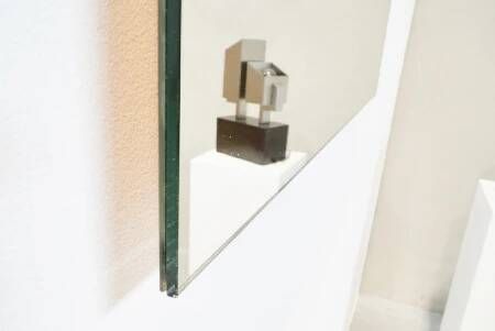 Michel Martens, Minimalist Glass Art Mirror 'Line'