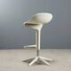 Kartell Spoon stool, vintage design, Antonio Citterio, 2000s