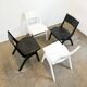 Set of 4 stacking chairs by Casala, beech, 1950s