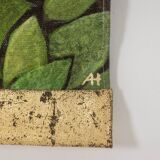 Large acrylic painting on linen canvas. Contemporary work.