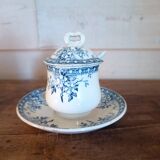 Gien mustard pot ironstone