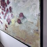 Oil painting on canvas "the cherries" signed g. mourlon