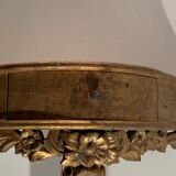 gilded wood console