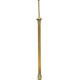 Victorian brass floor lamp