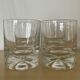Kosta Boda Set of 4 Whiskey Glasses with Bubble Base