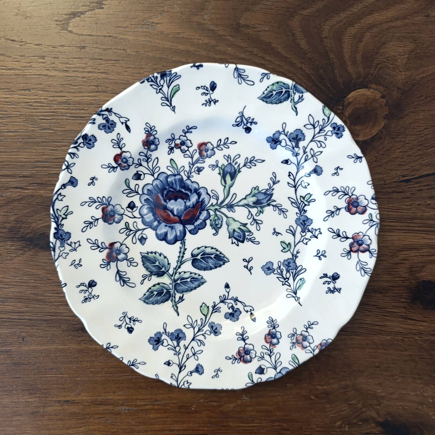 Johnson Brothers Pink Chintz Plate