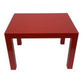Milo Baughman for Thayer Coggin Formica Red Side Coffee Table 1960s