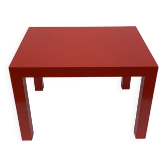 Milo Baughman for Thayer Coggin Formica Red Side Coffee Table 1960s