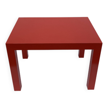 Milo Baughman for Thayer Coggin Formica Red Side Coffee Table 1960s