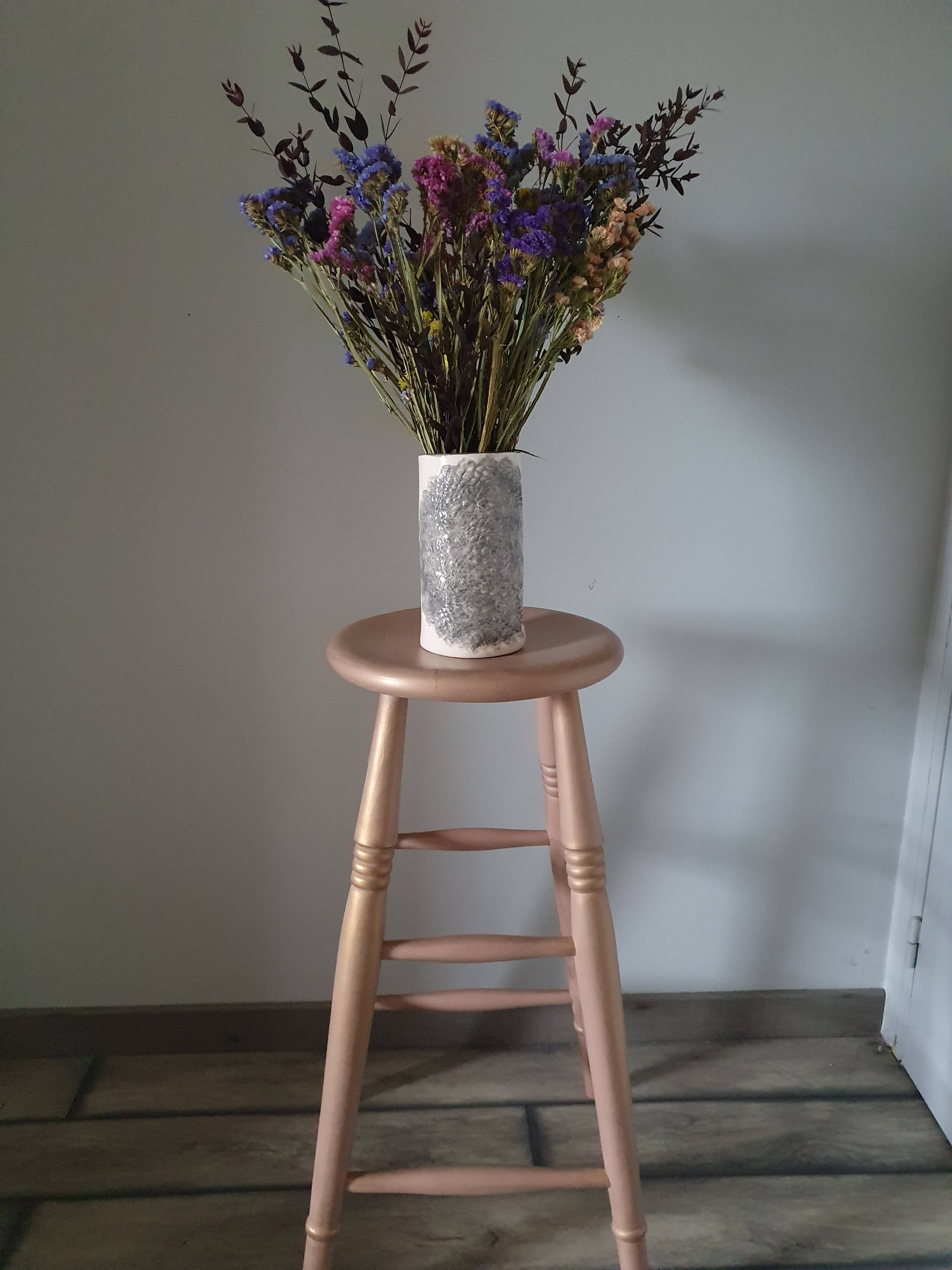 Tabouret de bar rénové