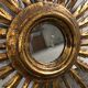 Mirror Sun wood Golden 1950