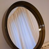 Vintage smoked plexiglass mirror