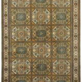 Turkish Wool Vintage Kayseri Rug 197 cm x 290 cm