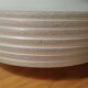 Suspension verre en opaline blanche