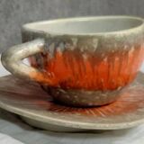 1930s ceramic cup and saucer