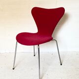 Pink chair 3107 by Arne Jacobsen