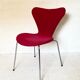 Pink chair 3107 by Arne Jacobsen