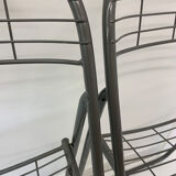 Set of 2 post modern wire chairs by Niels Gammelgaard for Ikea , 1980's