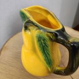 Barbotine pear pitcher