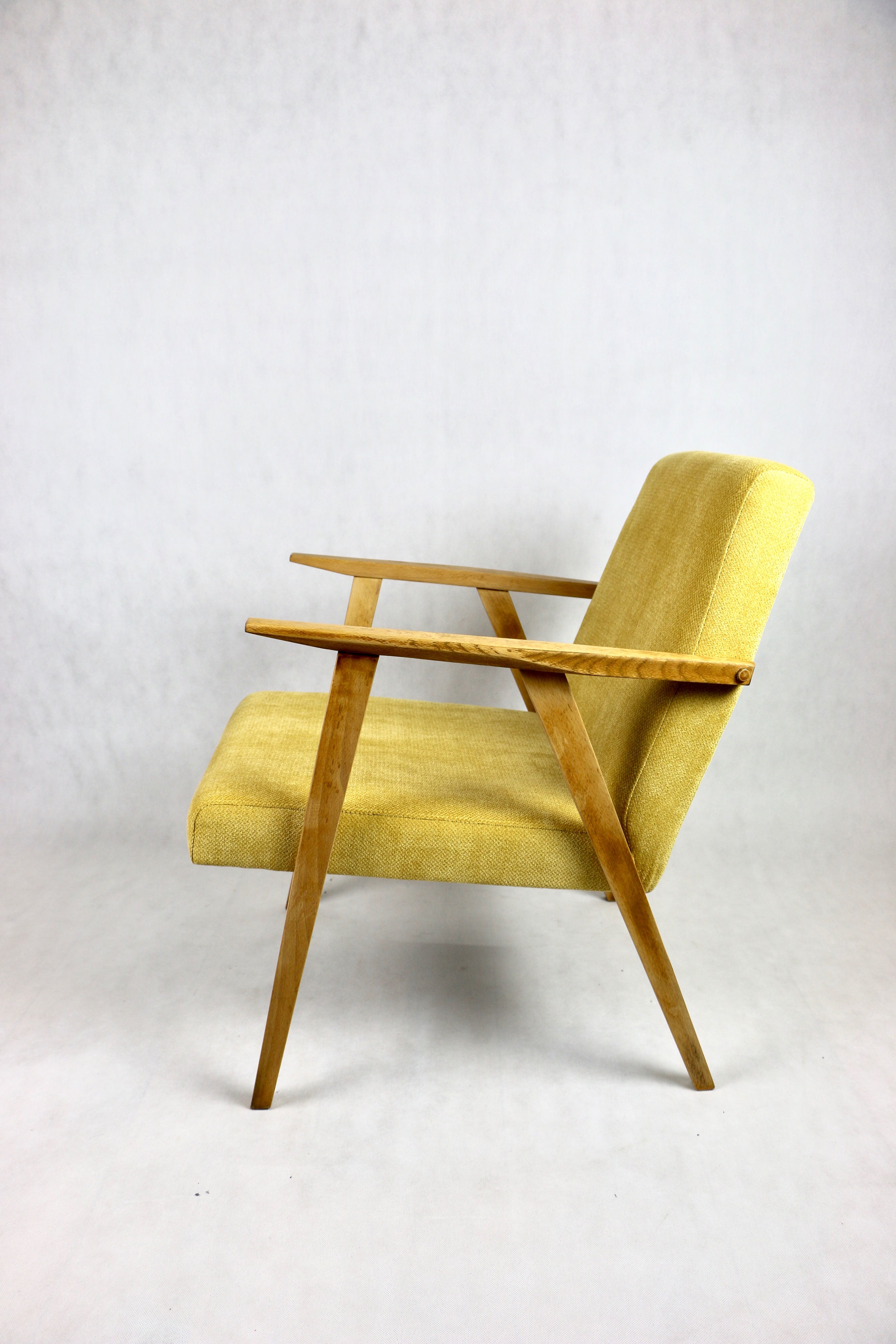 Vintage Yellow Easy Chair, 1970s