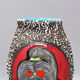 1960s Stunning Lava Vase by Melior, Made in Italy